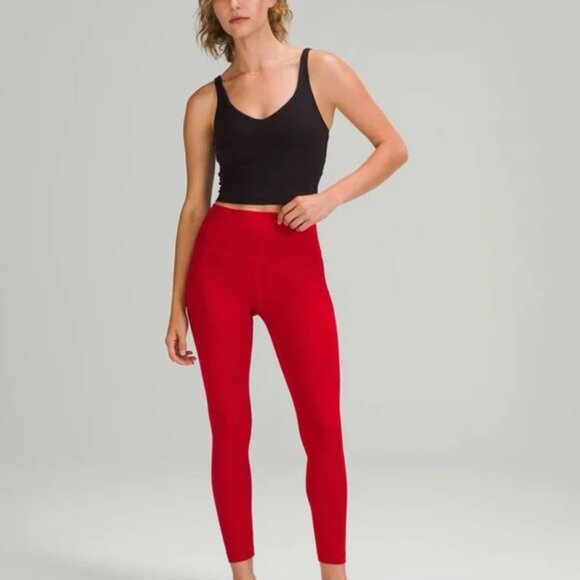 Lululemon Align™ 25” Leggings Size 18 in Dark Red - Picture 1 of 4